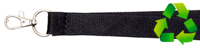 Sjálfbært svart band 20 mm
