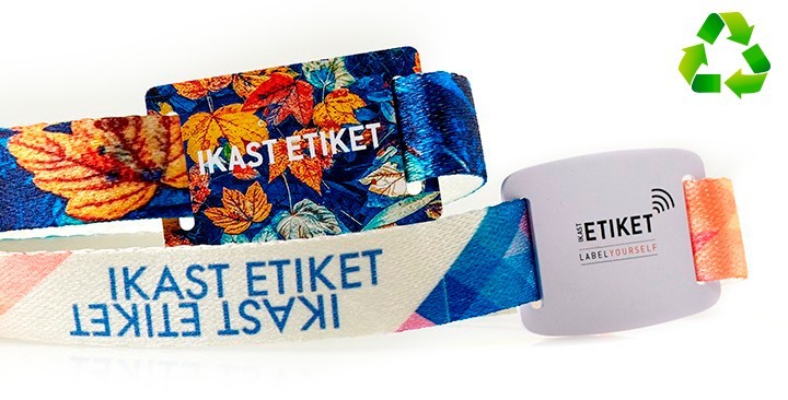 Sjálfbær armbönd með RFID