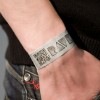 Armband fyrir viðburði með strikamerki eða qr kóða