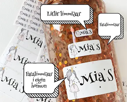 Barnapakki (10 fatalímmiðar)