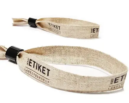 Hátíðararmband úr hör