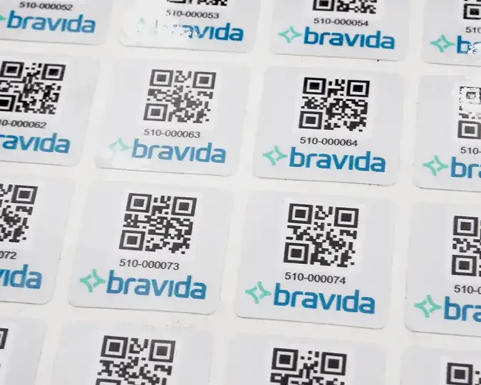 Límmiðar með breytilegum upplýsingum 