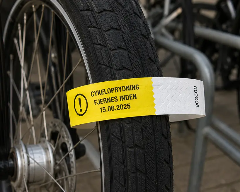 Merkingarbönd með prenti