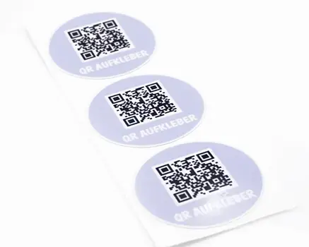 QR-límmiðar