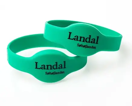 Sílíkonarmbönd með RFID-flögu