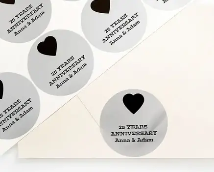 Þróað hönnunarforrit fyrir silfurlímmiða