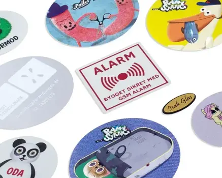 Þróað hönnunarforrit fyrir pappírslímmiða