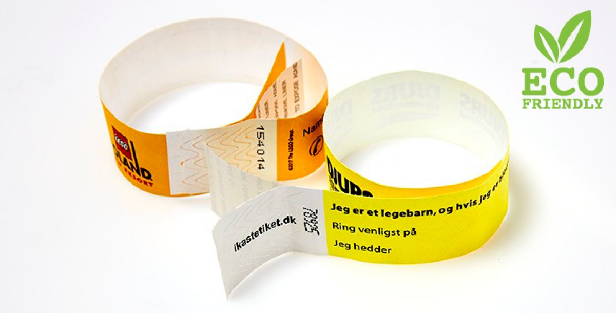 Einnota armbönd (tabless)