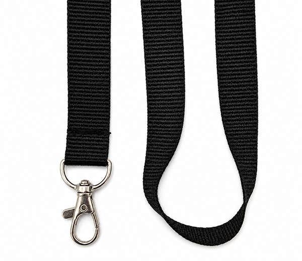 Svart lyklaband  (Black)