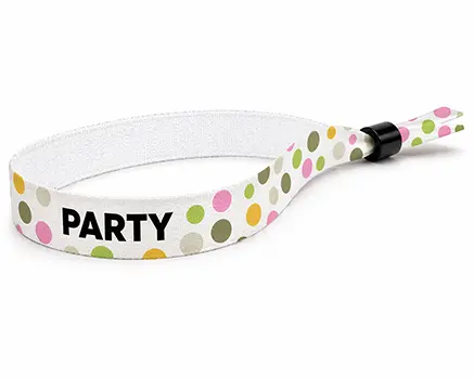 Punktótt hátíðararmband í mörgum litum